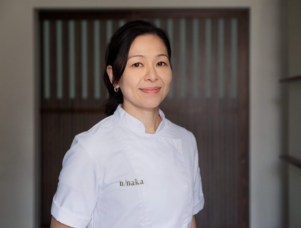 portrait of chef niki nakayama of n/naka